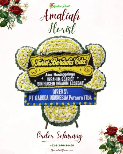 Papan Bunga Duka di Beratan