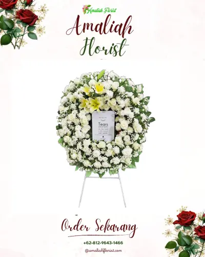 Krans Bunga Duka Cita di Beratan